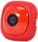 OnReal G1 Mini Hidden Spy Cam, 1080P WiFi Full HD Wireless Helmet Action Camera, Security Cam Recorder with Audio, Wearable Video Cam with Clips for iPhone/Android/iPad/PC/Car/Bike/Drone- Red