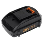 EXTENSILO Batterie compatible avec Worx WG160E, WG160E.5, WG163, WG163E, WG163E.9, WG163E.1, WG163E.2 outil électrique (2500 mAh, Li-ion, 20 V)