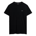 Superdry Essential Small Logo T-Shirt - Black / Optic - XXL