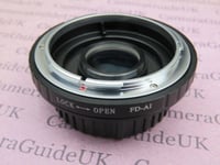 FD Glass Mount Adapter Ring For Canon FD Lens To Nikon D6 D5 D4 D850 D750 D810