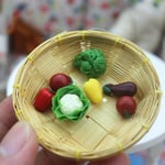 7pcs/set Dollhouse Toy Model Miniature Food Play Mini Pocket Veg One Size