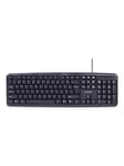 Gembird KBS-UO4-01 - 4-in-1 office kit - keyboard mouse headset and mouse pad set - QWERTY - US - Tangentbord, mus, headset och musmatta - Amerikansk Engelska - Svart