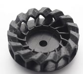 3D Printed Replacement Motor Fan for 3.5qt 3.3l (Mini) KitchenAid tilt Head Mixers (fits Motors Labelled W10750953) Black PC Blend