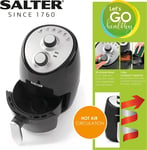Salter 2L Compact Air Fryer - Removable Non-Stick Cooking Rack 1000w