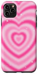 iPhone 11 Pro Max Aesthetic Pink Heart Coffee Latte Love Aura Y2K Kawaii Case
