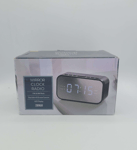 Mirror FM & AM Dual Alarm LED Display Radio Clock - NEW UK