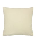 Evans Lichfield Malham Shearling-Feel Fleece Cushion - Ivory - Size 50 cm x 50 cm