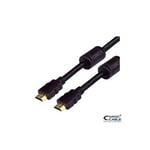 Nano Cable 10.15.1802 - CABLES HDMI -   - Cable HDMI 1.4 con ferrita 1.8 mètres, couleur noir