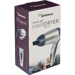 Paul Anthony H1010 Travel Hair Dryer 1200W 2 Heat Setting Compact Folding Silver