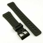 Replacement Strap For Casio 18mm Watch  Fits F91 F94 F105 Black FREE P&P