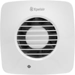 Xpelair DX100BTS Simply Silent Bathroom Extractor Fan with Timer, Adjustable Tw