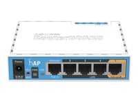 MikroTik RouterBOARD hAP - Routeur sans fil - commutateur 4 ports - 802.11b/g/n - 2,4 Ghz