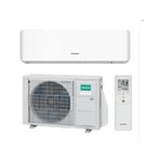 Ensemble climatisation reversible 2.5KW dc Inverter complet (ui murale + ue) R32 9000BTU fujitsu série kmcc