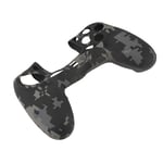 Soft Silicone Sleeve Dustproof Case Handle Cover For PS4 Controller Gray BLW