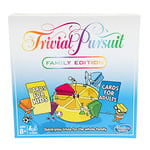Hasbro Gaming Trivial Pursuit Family Edition Game, Multicolor, Ages 8+ Years, For 2 Players