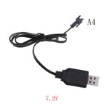 DC 3.6V-7.2V RC Batteripaket USB Laddare Adapter