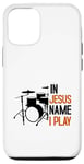 iPhone 13 Musician Drummer Christian Community Drums Jesus Case