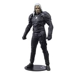 McFarlane Toys, Netflix The Witcher 7-inch Geralt of Rivia Action Figure with 22 Moving Parts, The Witcher Season 2 Collectible Figure with Collectors Stand Base– Ages 12+
