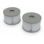 Sweeek - Lot de 2 cartouches filtrantes pour spas mspa 10.6 cm - compatible avec spa 2020 - 2 Cartouches filtrantes de remplacement pour spa
