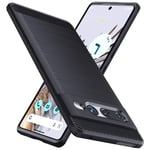 Coque brossée noire Google Pixel 7 Pro 5G Style Carbon Fiber Antichoc - Accessoires Pochette Case Google Pixel 7 Pro 5G - Neuf