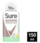Sure Women Freesia & Waterlily Maximum Protection Antiperspirant Deodorant 150ml