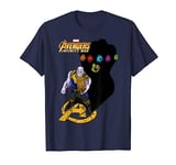 Marvel Infinity War Thanos Gauntlet's Shadow Graphic T-Shirt T-Shirt
