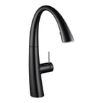 Franke Kitchen Sink tap with Pull-Out spout and Spray Function Zoe-Black 115.0340.019