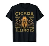 Illinois 2024 Cicada Invasion Insect Bug Infestation Cicadas T-Shirt