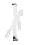adidas Boy Door-Mounted Hook, Steel, Matt Stainless Steel, 8 x 15 x 2.5 cm