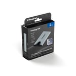Integral 2TB SlimXpress Pro SSD Portable avec USB 3.2 Gen 2x2 - Vitesse de Lecture et d'écriture de 2000MB/s. Boîtier Compact en Aluminium avec Plug & Play. Compatible avec Mac, Playstation et Plus