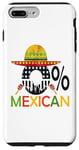 Coque pour iPhone 7 Plus/8 Plus 0 % mexicain Cinco De Mayo Fiesta Sombrero Funny