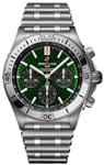 Breitling AB0134101L1A1 Chronomat B01 42 Grøn/Stål Ø42 mm