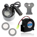 Electric Heater Fan Unit for DIMPLEX DC 24v  + Optimyst Transducer + Discs x 2