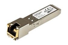 StarTech.com HPE J8177C Compatible SFP Module, 1000BASE-T, SFP to RJ45 Cat6/Cat5e, 1GE Gigabit Ethernet SFP, RJ-45 (Copper) 100m, HPE 1810, 1820, 2530, 1Gbps Mini GBIC Transceiver SFP - Lifetime Warranty (J8177CST) - SFP (mini-GBIC) transceiver modul - 1G