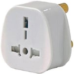 UK Tourist Adapter 3 Pin US EU to UK Plug Converter Main Power Adaptor Fused 13A