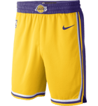 Nike La Lakers M Nk Swingman Short Road Fanikauppa koripallo AMARILLO/FIELD