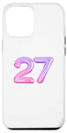 iPhone 14 Plus 27 Year Old Birthday Number Twenty Seven Birthday Balloon 27 Case