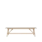 Tre Sekel Möbelsnickeri Landala matbord Furu vit hårdvaxolja 270x75 cm