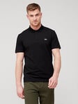 Lacoste Sport Ottoman Polo Shirt - Black, Black, Size 2Xl, Men