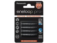 Panasonic eneloop pro BK-4HCDE/4BE - Batteri 4 x AAA - (uppladdningsbart) - 930 mAh
