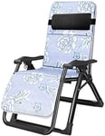 AWJ Patio Lounger Chair Zero Gravity Recliner Chair Beach Sun Loungers Reclining Garden Home Lounge Chair with Cushion Sun Lounger