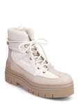 Th Monogram Outdoor Boot Shoes Boots Ankle Boots Laced Boots White Tommy Hilfiger