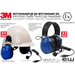 3M Peltor Twin Cup Headset (J11, Intrinsic Safe)