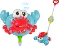 Leantoys Luminous Krabba Stick Pusher Blå Musik