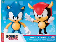  Sonic The Hedgehog 4 inch Action Figures, Sonic Classic Sonic and Mighty
