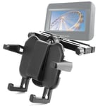 DURAGADGET Attachable Travel Headrest Mount With Extendable Arms - Compatible with Nextbase Click & Go Click 7 Lite Duo Twin Screen Portable DVD Player