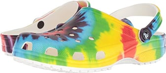 Crocs Mixte Classic Tie Dye Clogs Sabots, Multicolore , 36/37 EU