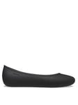 Crocs Brooklyn Flat - Black, Black, Size 4, Women