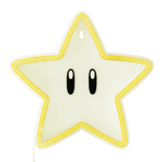 Super Mario Super Star Wall Mountable Led Neon Light