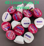 48 pods Dolce Gusto Compatible Costa FLAT WHITE  24 servings sold loose in bag.